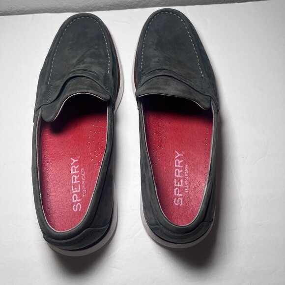 Sperry Kennedy Suede Penny Loafers Gray main image 4